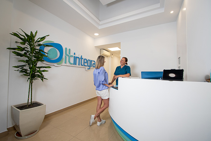 Recepción de clinica