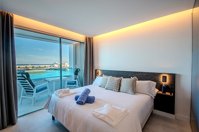 Habitación con vista al mar