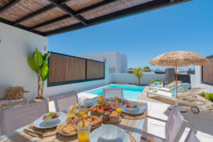 casa para vacacionar con sol y playa